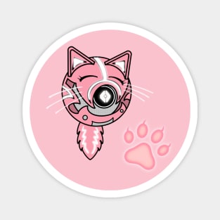 Neko Kawaii Ghost Magnet